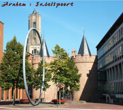 Sabelspoort 1 van de 4 oude stadspoorten van Arnhem, tezamen met de Sint Janspoort, de Velperpoort en de Rijnpoort.